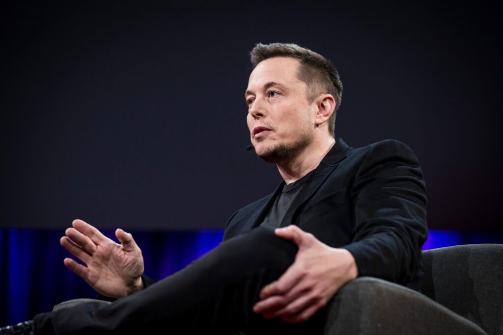 Elon Musk interviewed by Chris Anderson at TED2017 - The Future You, April 24-28, 2017, Vancouver, BC, Canada. Photo: Bret Hartman / TED